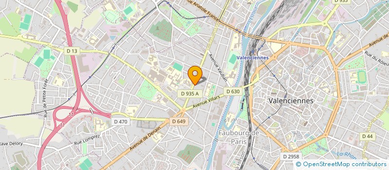 localisation de l'entreprise MADAME CHARLOTTE DUVAL à VALENCIENNES