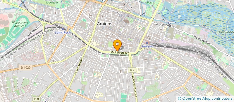 localisation de l'entreprise MADAME CHARLOTTE DUVERLIE à AMIENS