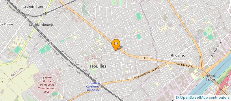 localisation de l'entreprise MADAME CHARLOTTE EGGENSPIELER  HOUILLES