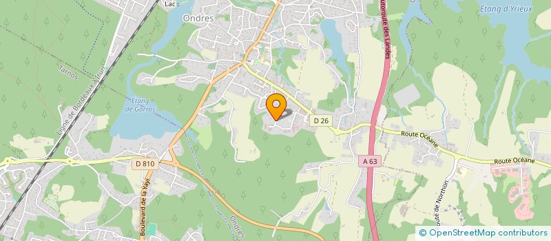 localisation de l'entreprise MADAME CHARLOTTE ELIET  ONDRES