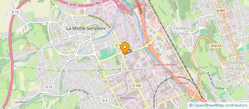 localisation de l'entreprise MADAME CHARLOTTE ELOIRE à LA MOTTE-SERVOLEX