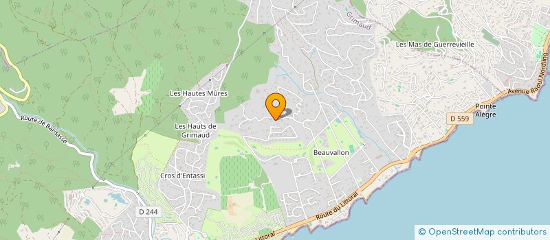 localisation de l'entreprise MADAME CHARLOTTE ESPARCIEUX  GRIMAUD