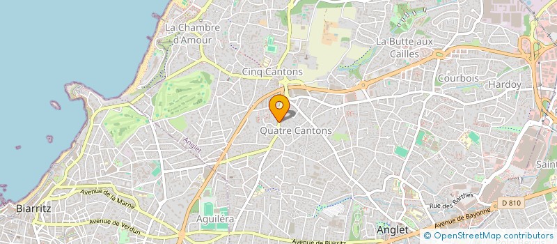 localisation de l'entreprise MADAME CHARLOTTE ETCHEGORRY  ANGLET