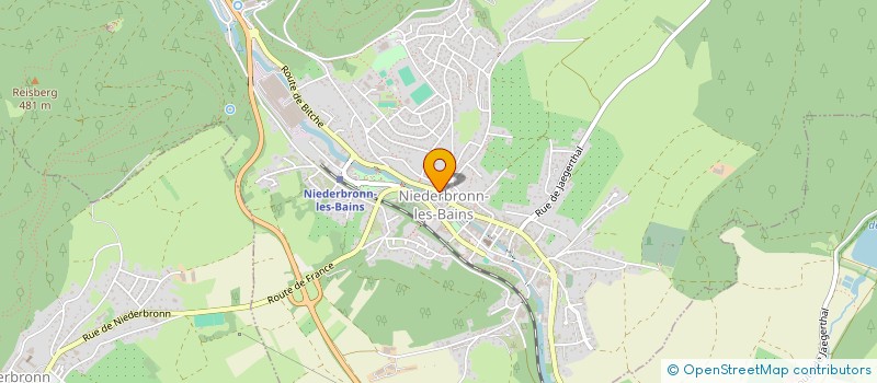 localisation de l'entreprise MADAME CHARLOTTE FABER à NIEDERBRONN-LES-BAINS