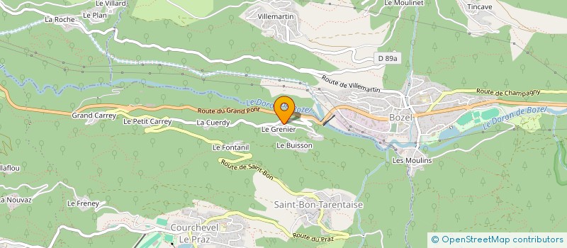 localisation de l'entreprise MADAME CHARLOTTE FAIVRE à COURCHEVEL