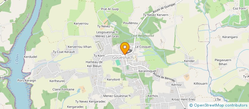 localisation de l'entreprise MADAME CHARLOTTE FALC HER  GOUESNACH