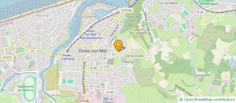 localisation de l'entreprise MADAME CHARLOTTE FARRET  DIVES-SUR-MER