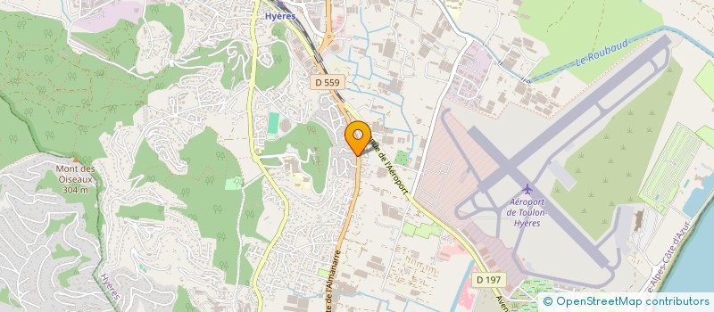 localisation de l'entreprise MADAME CHARLOTTE FAUVET à HYERES