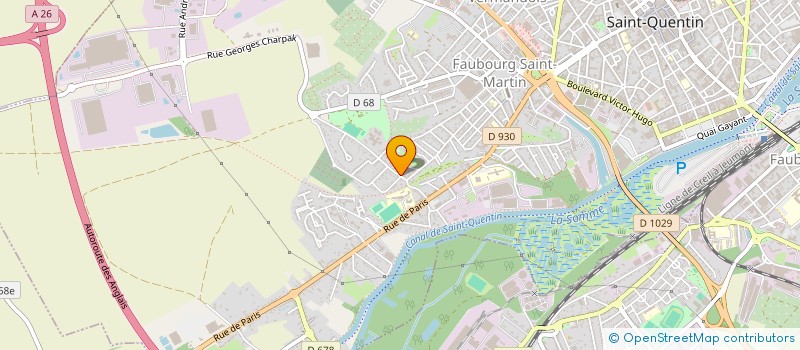 localisation de l'entreprise MADAME CHARLOTTE FEDCZYSZYN  SAINT-QUENTIN