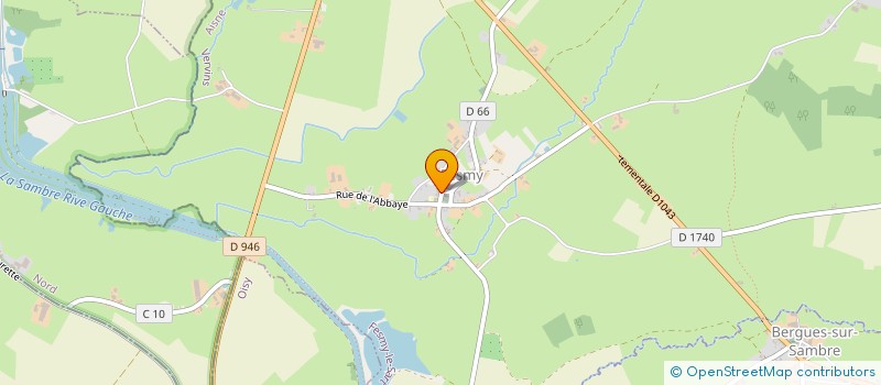 localisation de l'entreprise MADAME CHARLOTTE FELBACQ  BERGUES-SUR-SAMBRE