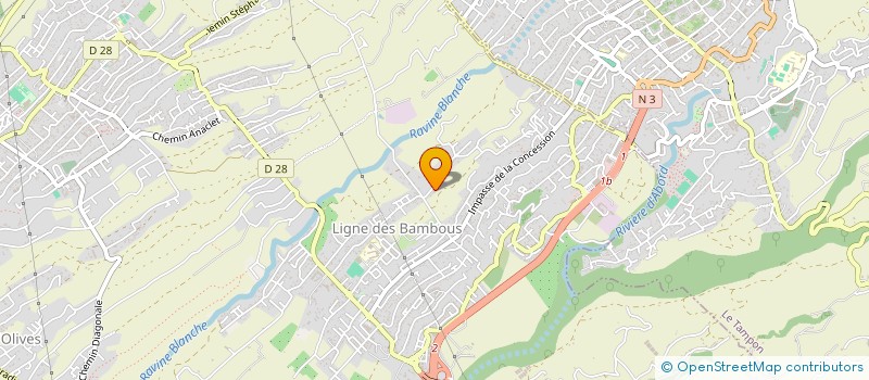 localisation de l'entreprise MADAME CHARLOTTE FERCHICHI  SAINT-PIERRE