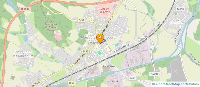 localisation de l'entreprise MADAME CHARLOTTE FERCOT  RIBECOURT-DRESLINCOURT