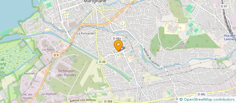 localisation de l'entreprise MADAME CHARLOTTE FERNANDES à MARIGNANE