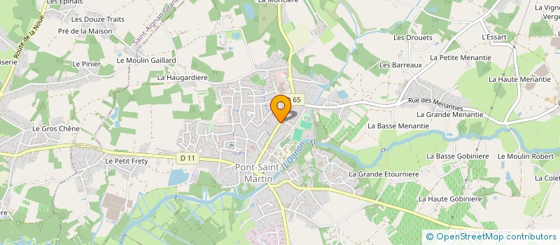 localisation de l'entreprise MADAME CHARLOTTE FERRE  PONT-SAINT-MARTIN