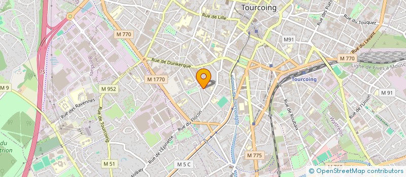 localisation de l'entreprise MADAME CHARLOTTE FEUTRY  TOURCOING