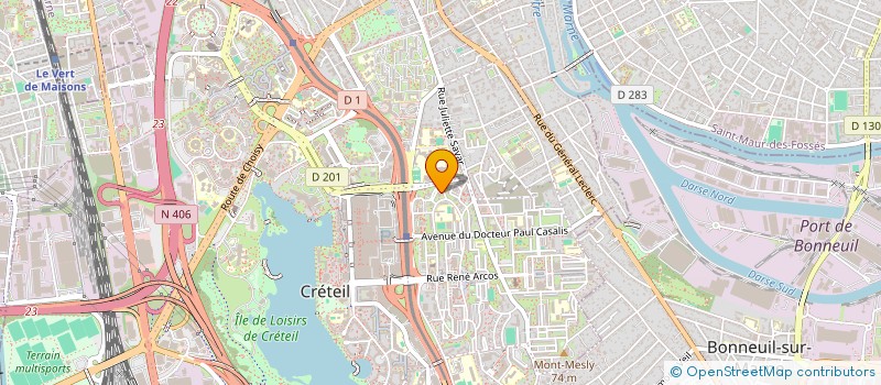 localisation de l'entreprise MADAME CHARLOTTE FEVRIER  CRETEIL