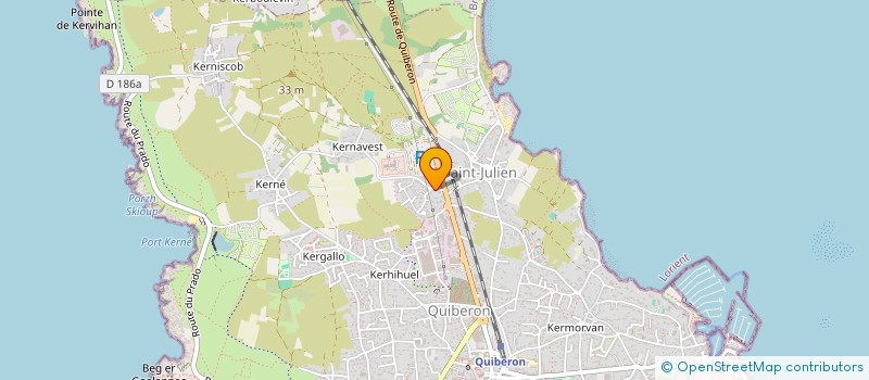 localisation de l'entreprise MADAME CHARLOTTE FIEHRER  QUIBERON