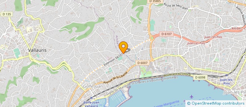 localisation de l'entreprise MADAME CHARLOTTE FORD à ANTIBES
