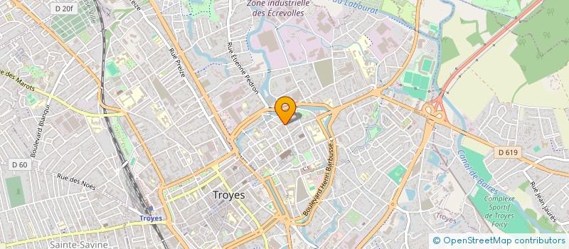 localisation de l'entreprise MADAME CHARLOTTE FORNAGE à TROYES