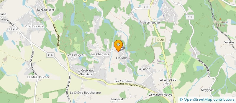 localisation de l'entreprise MADAME CHARLOTTE FOSSE à SAINT-GENCE