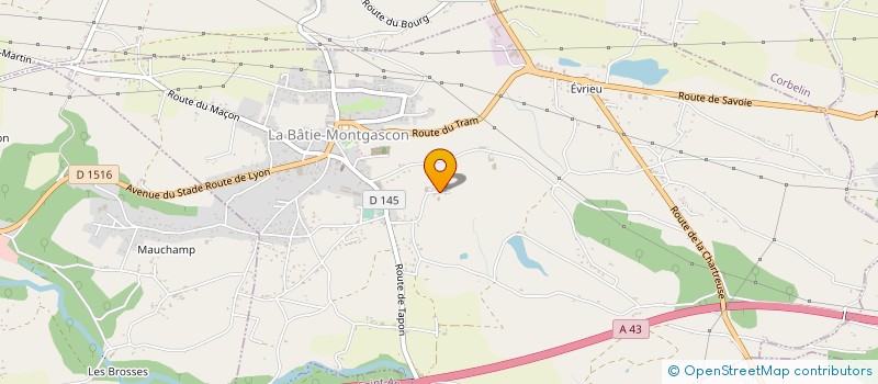 localisation de l'entreprise MADAME CHARLOTTE FOUCHECOURT  LA BATIE-MONTGASCON