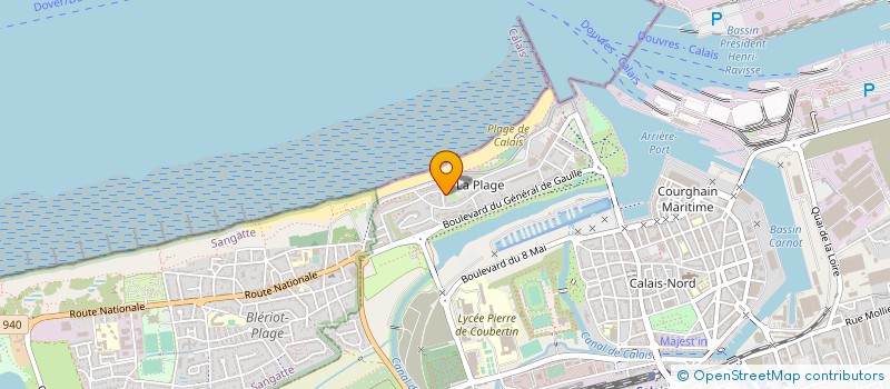 localisation de l'entreprise MADAME CHARLOTTE FOURNIER  CALAIS