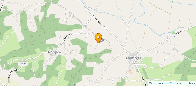 localisation de l'entreprise MADAME CHARLOTTE FOURNIER  MORGANX