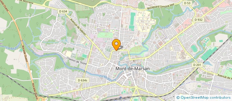 localisation de l'entreprise MADAME CHARLOTTE FOURTENS  MONT-DE-MARSAN