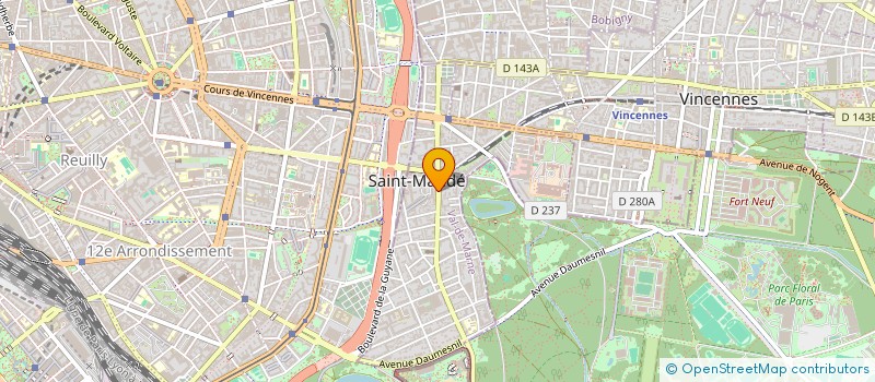 localisation de l'entreprise MADAME CHARLOTTE FREMONT  SAINT-MANDE