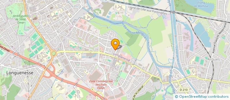 localisation de l'entreprise MADAME CHARLOTTE FROIDEVAL  LONGUENESSE