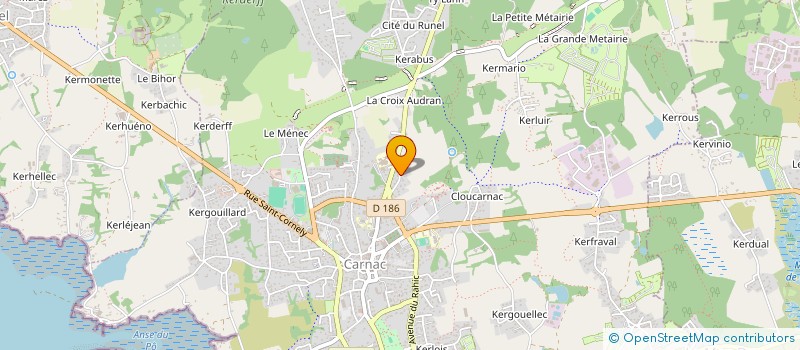 localisation de l'entreprise MADAME CHARLOTTE GABORIAU  CARNAC