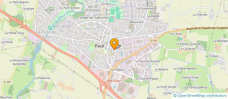 localisation de l'entreprise MADAME CHARLOTTE GADBOIS  PACE