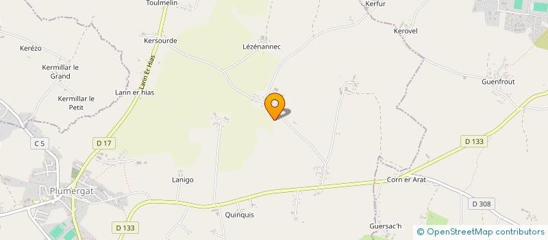 localisation de l'entreprise MADAME CHARLOTTE GAIGNEUR  BRECH