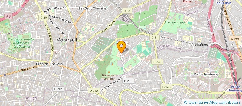localisation de l'entreprise MADAME CHARLOTTE GALERA à MONTREUIL