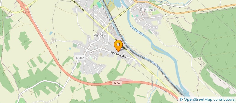 localisation de l'entreprise MADAME CHARLOTTE GAND  VINCEY