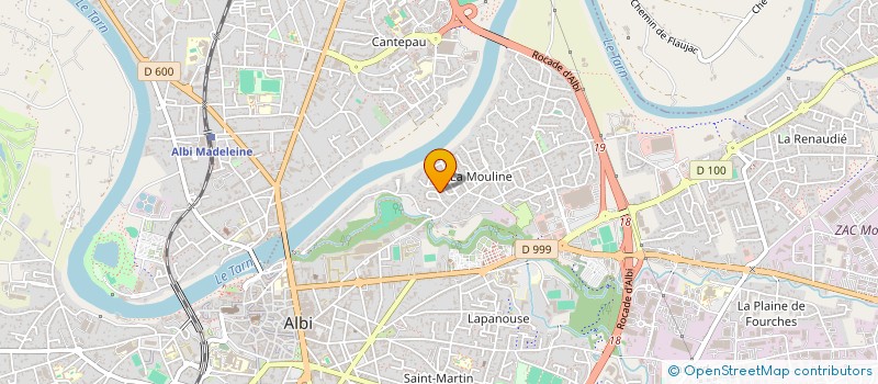 localisation de l'entreprise MADAME CHARLOTTE GARIEL à ALBI