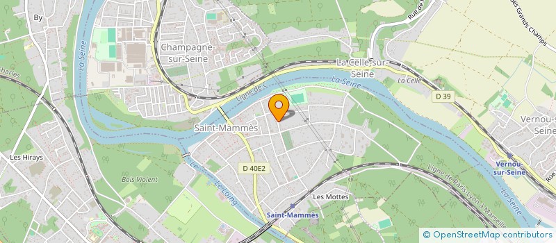 localisation de l'entreprise MADAME CHARLOTTE GARNIER à SAINT-MAMMES