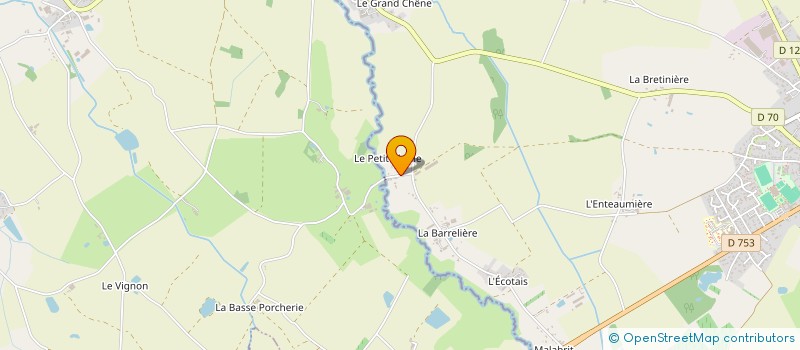 localisation de l'entreprise MADAME CHARLOTTE GARNIER  VIEILLEVIGNE