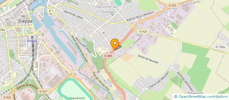 localisation de l'entreprise MADAME CHARLOTTE GAUCHET  DIEPPE