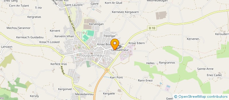 localisation de l'entreprise MADAME CHARLOTTE GAUDIN  PLOUGUERNEAU