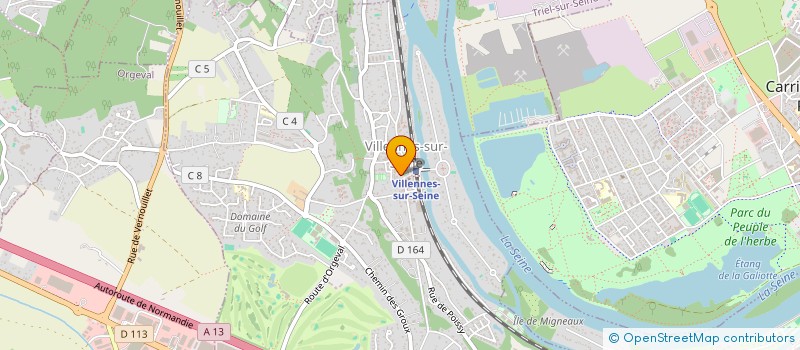 localisation de l'entreprise MADAME CHARLOTTE GAUVRY à VILLENNES-SUR-SEINE