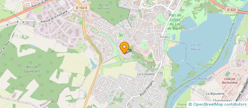 localisation de l'entreprise MADAME CHARLOTTE GENIN à ANGERS