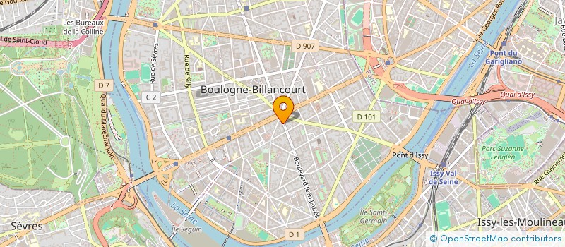 localisation de l'entreprise MADAME CHARLOTTE GERALD à BOULOGNE-BILLANCOURT