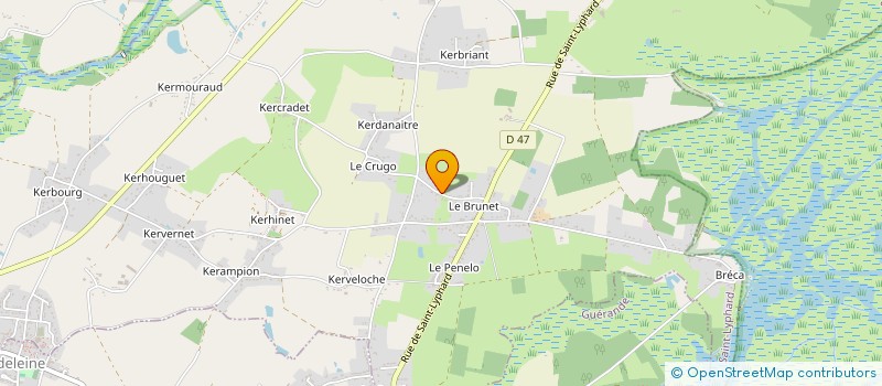 localisation de l'entreprise MADAME CHARLOTTE GERGAUD  SAINT-LYPHARD