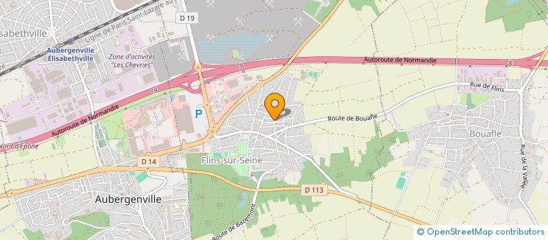 localisation de l'entreprise MADAME CHARLOTTE GIBARD  FLINS-SUR-SEINE