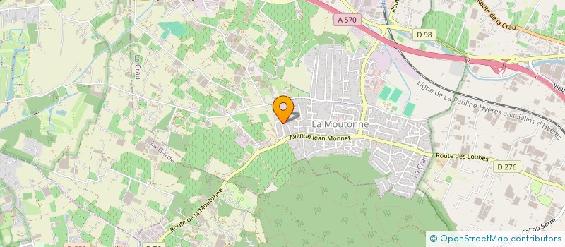 localisation de l'entreprise MADAME CHARLOTTE GIFFON  LA CRAU