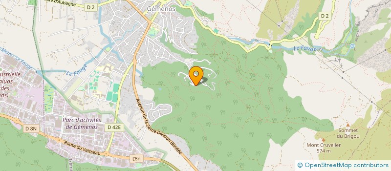 localisation de l'entreprise MADAME CHARLOTTE GIGOUT  GEMENOS