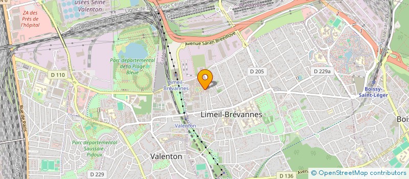 localisation de l'entreprise MADAME CHARLOTTE GIRARDI  LIMEIL-BREVANNES