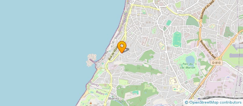 localisation de l'entreprise MADAME CHARLOTTE GODET à BIARRITZ