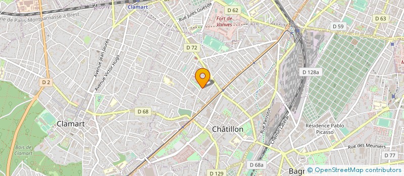 localisation de l'entreprise MADAME CHARLOTTE GOEMAERE à CHATILLON